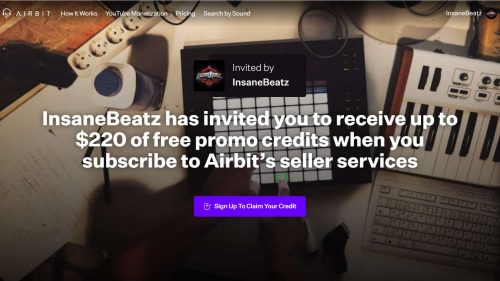 Airbit.com - sell beats online - free promotion